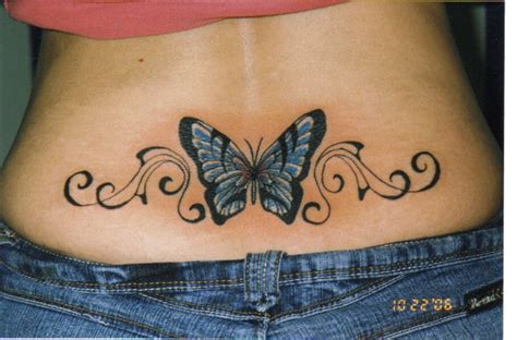 Butterfly Tattoo On Lower Back Meaning: A。